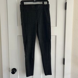 LOFT Seamed Ponte Knit‎ Pants Grey, Size Medium